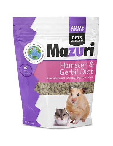 Mazuri Hamster & Gerbil Diet 350 grs.
