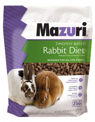 Mazuri Timothy Based Rabbit Diet 2,5 kg.
