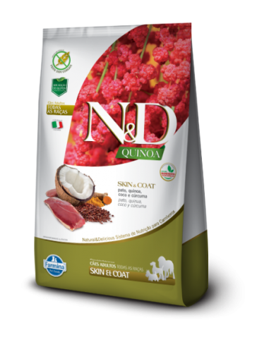 N&D Quinoa Skin & Coat Pato 2,5 kg.