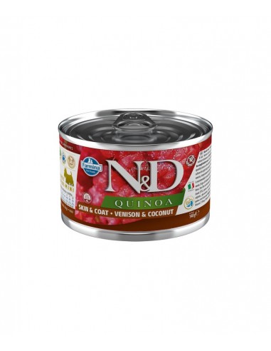 N&D Quinoa Venado y Coco Lata 140 grs.